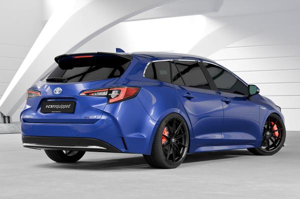CSR Heckspoiler | Heckflügel mit ABE für Toyota Corolla (E210) Touring Sports HF923-S Strukturiert schwarz matt (keine Lackierung erforderlich)