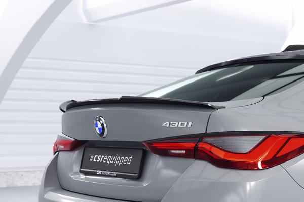 CSR Heckspoiler | Heckflügel mit ABE für BMW 4er / i4 G26 Gran Coupe HF926-L schwarz matt (Lackierung erforderlich)