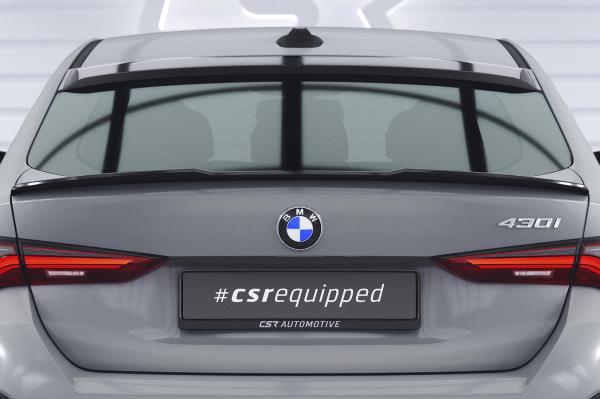 CSR Heckspoiler | Heckflügel mit ABE für BMW 4er / i4 G26 Gran Coupe HF926-L schwarz matt (Lackierung erforderlich)