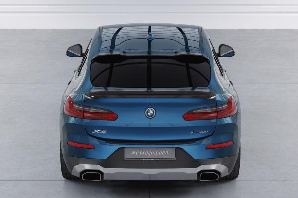 CSR Heckspoiler | Heckflügel mit ABE für BMW X4 G02 HF932-L schwarz matt (Lackierung erforderlich)