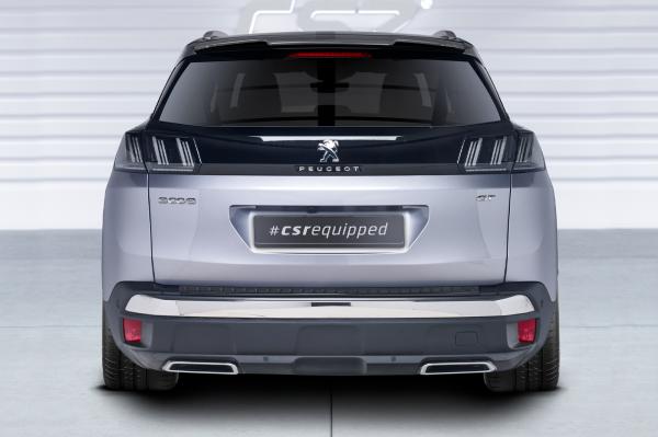 CSR Heckspoiler | Heckflügel mit ABE für Peugeot 3008 2. Gen HF933-L schwarz matt (Lackierung erforderlich)