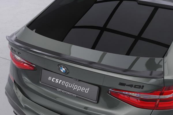 CSR Heckspoiler | Heckflügel mit ABE für BMW 6er G32 Gran Turismo HF935-C Carbon Look Hochglanz (keine Lackierung erforderlich)