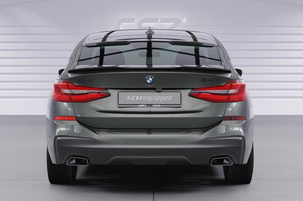 CSR Heckspoiler | Heckflügel mit ABE für BMW 6er G32 Gran Turismo HF935-C Carbon Look Hochglanz (keine Lackierung erforderlich)