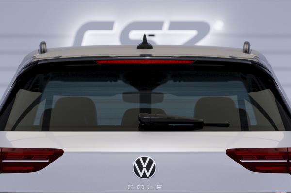 CSR Heckspoiler | Heckflügel mit ABE für VW Golf 8 (Typ CD) Variant HF942-M Carbon Look matt strukturiert (keine Lackierung erforderlich)