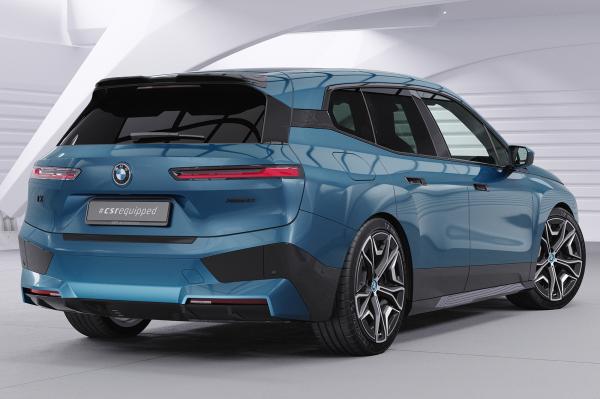 CSR Heckspoiler | Heckflügel mit ABE für BMW iX HF947-M Carbon Look matt strukturiert (keine Lackierung erforderlich)