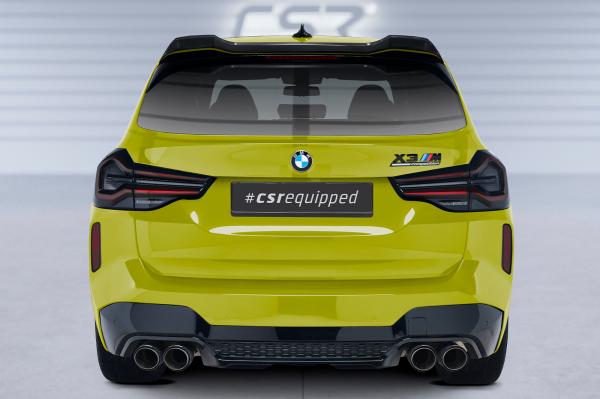 CSR Heckspoiler | Heckflügel mit ABE für BMW X3 F97 M Competition HF948-S schwarz matt strukturiert (keine Lackierung erforderlich)