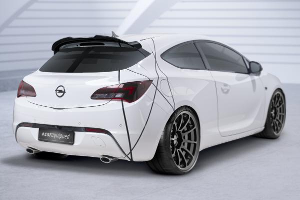 CSR Heckspoiler | Heckflügel mit ABE für Opel Astra J GTC OPC-Line HF950-G Glossy schwarz Hochglanz (keine Lackierung erforderlich)