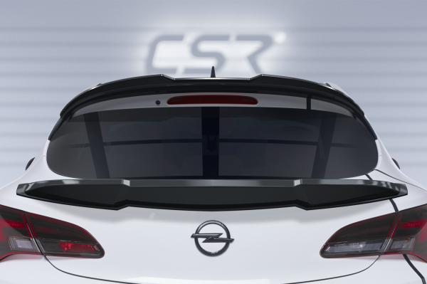 CSR Heckspoiler | Heckflügel mit ABE für Opel Astra J GTC OPC-Line HF950-G Glossy schwarz Hochglanz (keine Lackierung erforderlich)