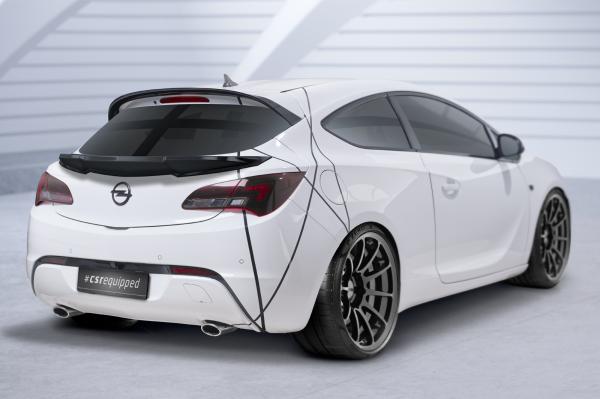 CSR Heckspoiler | Heckflügel mit ABE für Opel Astra J GTC HF951-G Glossy schwarz Hochglanz (keine Lackierung erforderlich)
