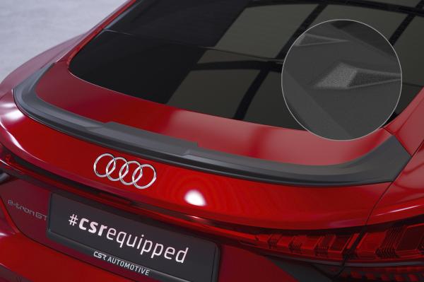 CSR Heckspoiler | Heckflügel mit ABE für Audi e-tron GT (FW) HF956-S schwarz matt strukturiert (keine Lackierung erforderlich)