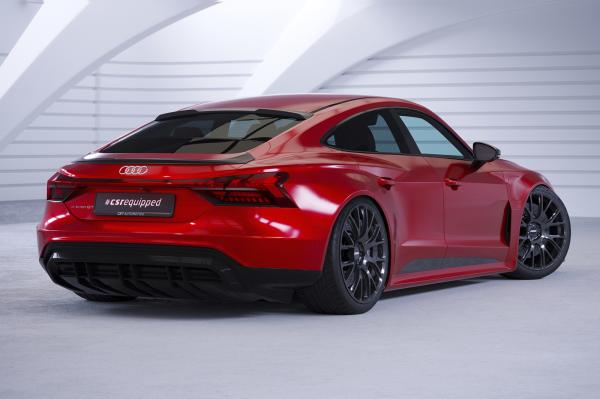 CSR Heckspoiler | Heckflügel mit ABE für Audi e-tron GT (FW) HF956-L schwarz matt (Lackierung erforderlich)