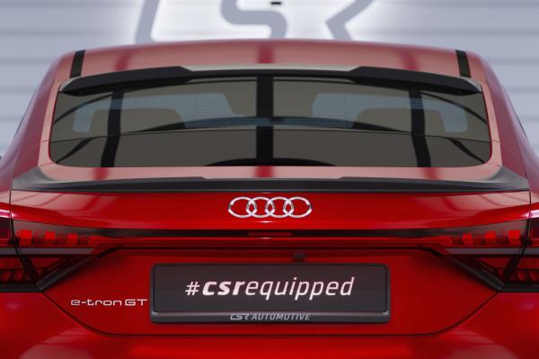 CSR Heckspoiler | Heckflügel mit ABE für Audi e-tron GT (FW) HF956-L schwarz matt (Lackierung erforderlich)