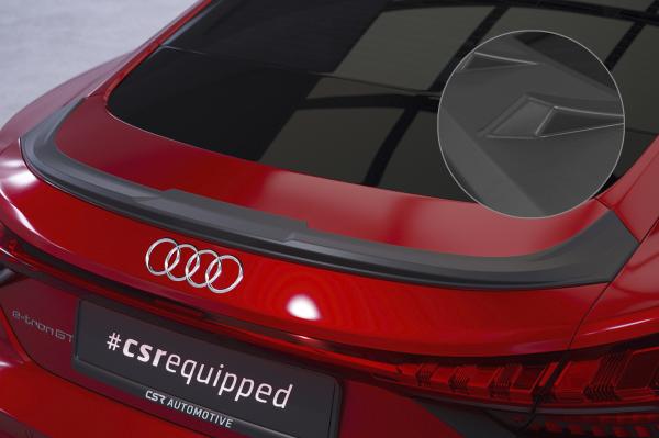 CSR Heckspoiler | Heckflügel mit ABE für Audi e-tron GT (FW) HF956-L schwarz matt (Lackierung erforderlich)