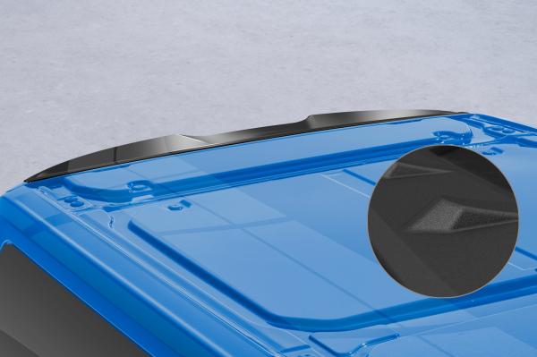CSR Heckspoiler | Heckflügel mit ABE für Ford Tourneo Custom HF959-S Strukturiert schwarz matt (keine Lackierung erforderlich)