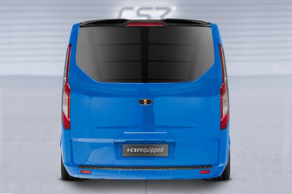 CSR Heckspoiler | Heckflügel mit ABE für Ford Tourneo Custom HF959-M Carbon Look matt strukturiert (keine Lackierung erforderlich)