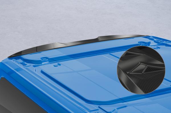 CSR Heckspoiler | Heckflügel mit ABE für Ford Tourneo Custom HF959-C Carbon Look glänzend (keine Lackierung erforderlich)