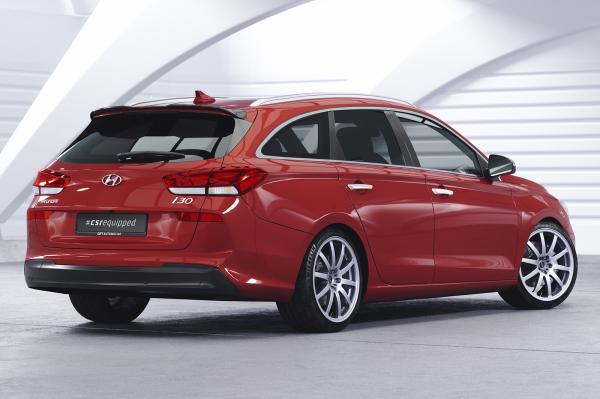 CSR Heckspoiler | Heckflügel mit ABE für Hyundai I30 (PD) Kombi / CW HF963-L schwarz matt (Lackierung erforderlich)