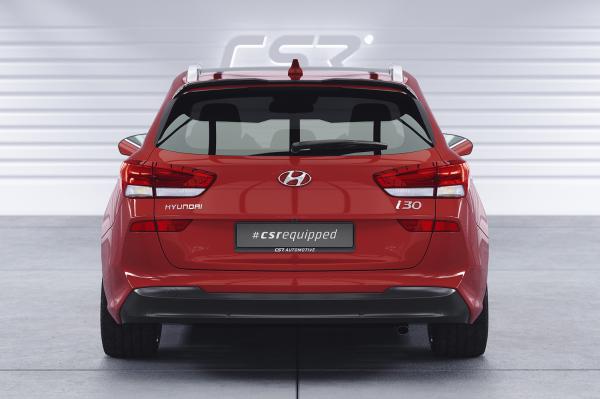 CSR Heckspoiler | Heckflügel mit ABE für Hyundai I30 (PD) Kombi / CW HF963-L schwarz matt (Lackierung erforderlich)