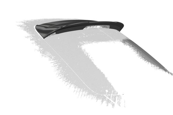 CSR Heckspoiler | Heckflügel mit ABE für Audi A4 B8 (Typ 8K) Avant HF968-L Lackierung erforderlich (schwarz matt)