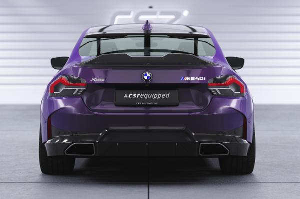 CSR Heckspoiler | Heckflügel mit ABE für BMW 2er G42 HF970-L schwarz matt (Lackierung erforderlich)