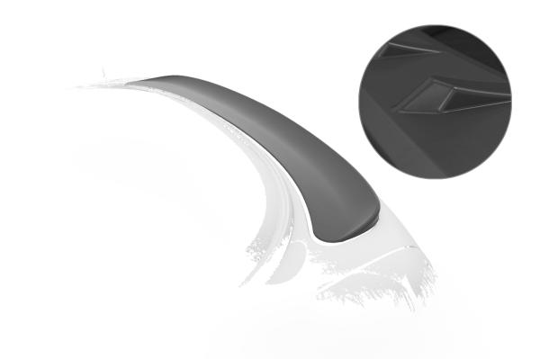CSR Heckspoiler | Heckflügel mit ABE für Mini R58 Coupe HF971-L schwarz matt (Lackierung erforderlich)