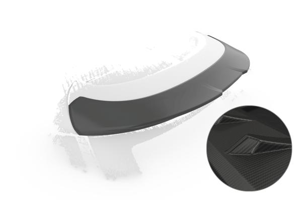 CSR Heckspoiler | Heckflügel mit ABE für Mini F58 Coupe HF972-M Carbon Look matt strukturiert (keine Lackierung erforderlich)