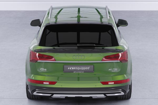 CSR Heckspoiler | Heckflügel mit ABE für Audi Q5 (FY) HF974-S Strukturiert schwarz matt (keine Lackierung erforderlich)