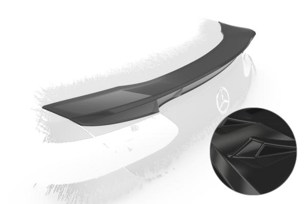 CSR Heckspoiler | Heckflügel mit ABE für Mercedes-Benz E-Klasse (A238) Cabrio HF977-G Glossy schwarz Hochglanz (keine Lackierung erforderlich)