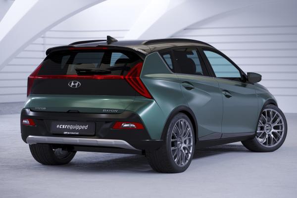 CSR Heckspoiler | Heckflügel mit ABE für Hyundai Bayon HF982-L schwarz matt (Lackierung erforderlich)