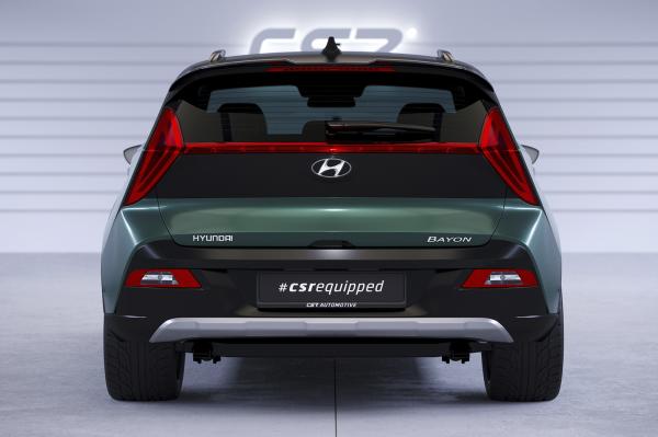 CSR Heckspoiler | Heckflügel mit ABE für Hyundai Bayon HF982-L schwarz matt (Lackierung erforderlich)
