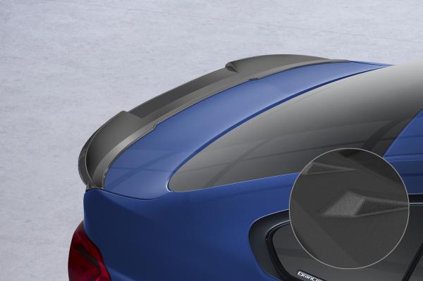 CSR Heckspoiler | Heckflügel mit ABE für BMW 4er F36 Gran Coupe HF984-S Strukturiert schwarz matt (keine Lackierung erforderlich)