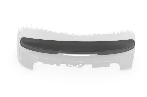 CSR Heckspoiler | Heckflügel mit ABE für Fiat 500 Cabrio HF990-L schwarz matt (Lackierung erforderlich)