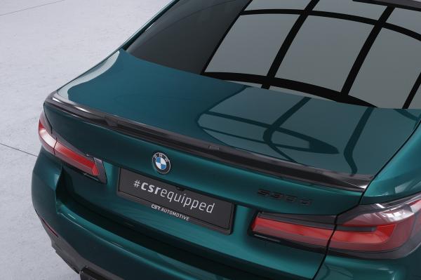 CSR Heckspoiler | Heckflügel mit ABE für BMW 5er G30 Limousine HF992-M Carbon Look matt strukturiert (keine Lackierung erforderlich)