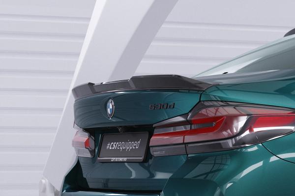 CSR Heckspoiler | Heckflügel mit ABE für BMW 5er G30 Limousine HF992-M Carbon Look matt strukturiert (keine Lackierung erforderlich)