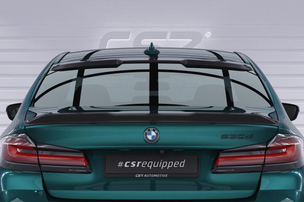 CSR Heckspoiler | Heckflügel mit ABE für BMW 5er G30 Limousine HF992-M Carbon Look matt strukturiert (keine Lackierung erforderlich)