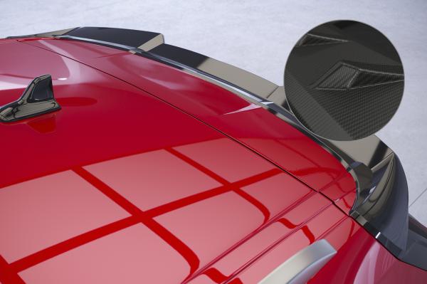 CSR Heckspoiler | Heckflügel mit ABE für Audi Q7 S-Line / SQ7 (4M) HF994-M Carbon Look matt strukturiert (keine Lackierung erforderlich)