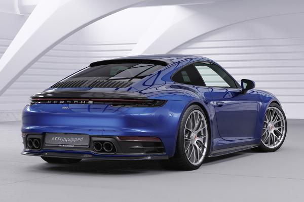 CSR Heckscheibenblend mit ABE für Porsche 911 / 992 HSB077-C Carbon Look Hochglanz (keine Lackierung erforderlich)