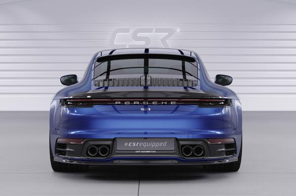 CSR Heckscheibenblend mit ABE für Porsche 911 / 992 HSB077-C Carbon Look Hochglanz (keine Lackierung erforderlich)