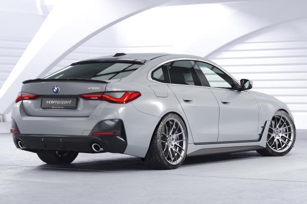 CSR Heckscheibenblend mit ABE für BMW 4er / i4 (G26) Gran Coupe HSB088-G Glossy schwarz Hochglanz (keine Lackierung erforderlich)