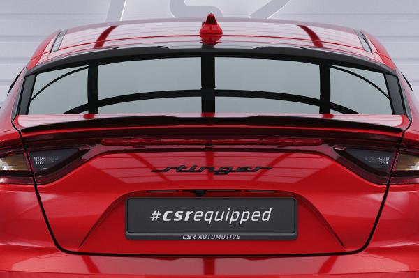 CSR Heckscheibenblend mit ABE für Kia Stinger GT HSB089-C Carbon Look Hochglanz (keine Lackierung erforderlich)