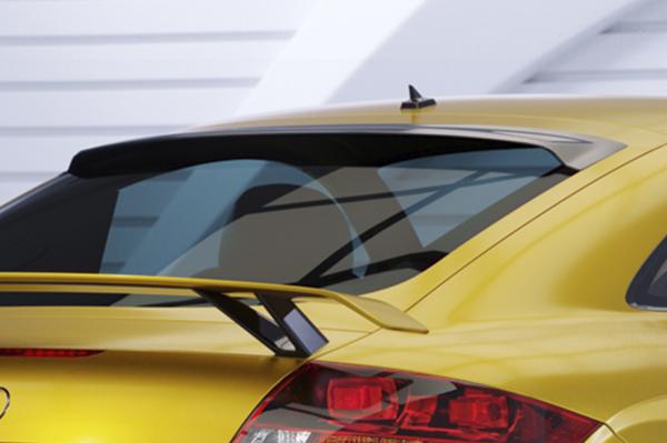 CSR Heckscheibenblend mit ABE für Audi TT / TTS / TT RS (8J) Coupe HSB090-S schwarz matt strukturiert (keine Lackierung erforderlich)