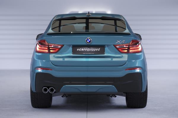 CSR Heckscheibenblend mit ABE für BMW X4 F26 HSB092-C Carbon Look Hochglanz (keine Lackierung erforderlich)