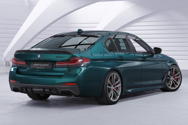 CSR Heckscheibenblend mit ABE für BMW 5er G30 Limousine HSB101-L schwarz matt (Lackierung erforderlich)