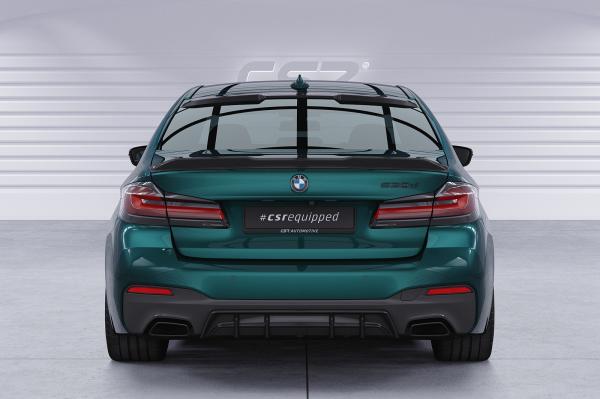 CSR Heckscheibenblend mit ABE für BMW 5er G30 Limousine HSB101-L schwarz matt (Lackierung erforderlich)