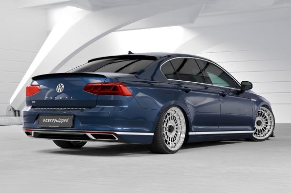 CSR Heckscheibenblend mit ABE für VW Passat B8 (Typ 3G) Limousine HSB107-G Glossy schwarz Hochglanz (keine Lackierung erforderlich)