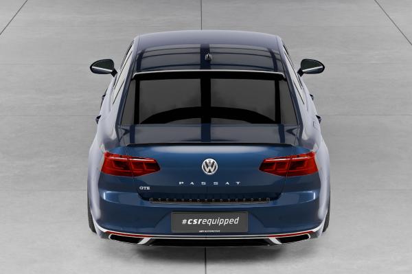 CSR Heckscheibenblend mit ABE für VW Passat B8 (Typ 3G) Limousine HSB107-G Glossy schwarz Hochglanz (keine Lackierung erforderlich)