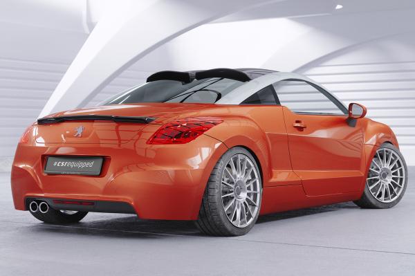 CSR Heckscheibenblend mit ABE für Peugeot RCZ HSB109-G Glossy schwarz glänzend (keine Lackierung erforderlich)