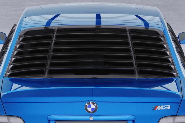 CSR Heckscheibenblend mit ABE für BMW 3er E36 Coupe HSB111-L schwarz matt (Lackierung erforderlich)