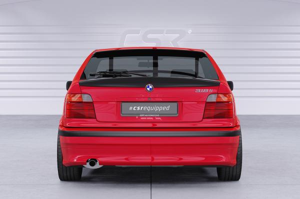 CSR Heckscheibenblend mit ABE für BMW 3er E36 Compact HSB112-L schwarz matt (Lackierung erforderlich)