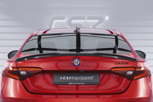 CSR Heckscheibenblend mit ABE für Alfa Romeo Giulia (Typ 952) HSB113-M Carbon Look matt strukturiert (keine Lackierung erforderlich)
